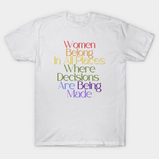 Women Belong T-Shirt